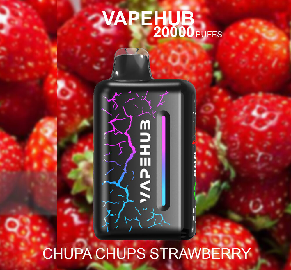 VAPEHUB CHUPA CHUPS STRAWBERRY - 20000 PUFFS — image 1