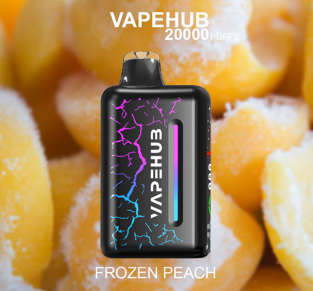 VAPEHUB FROZEN PEACH - 20000 PUFFS — image 1