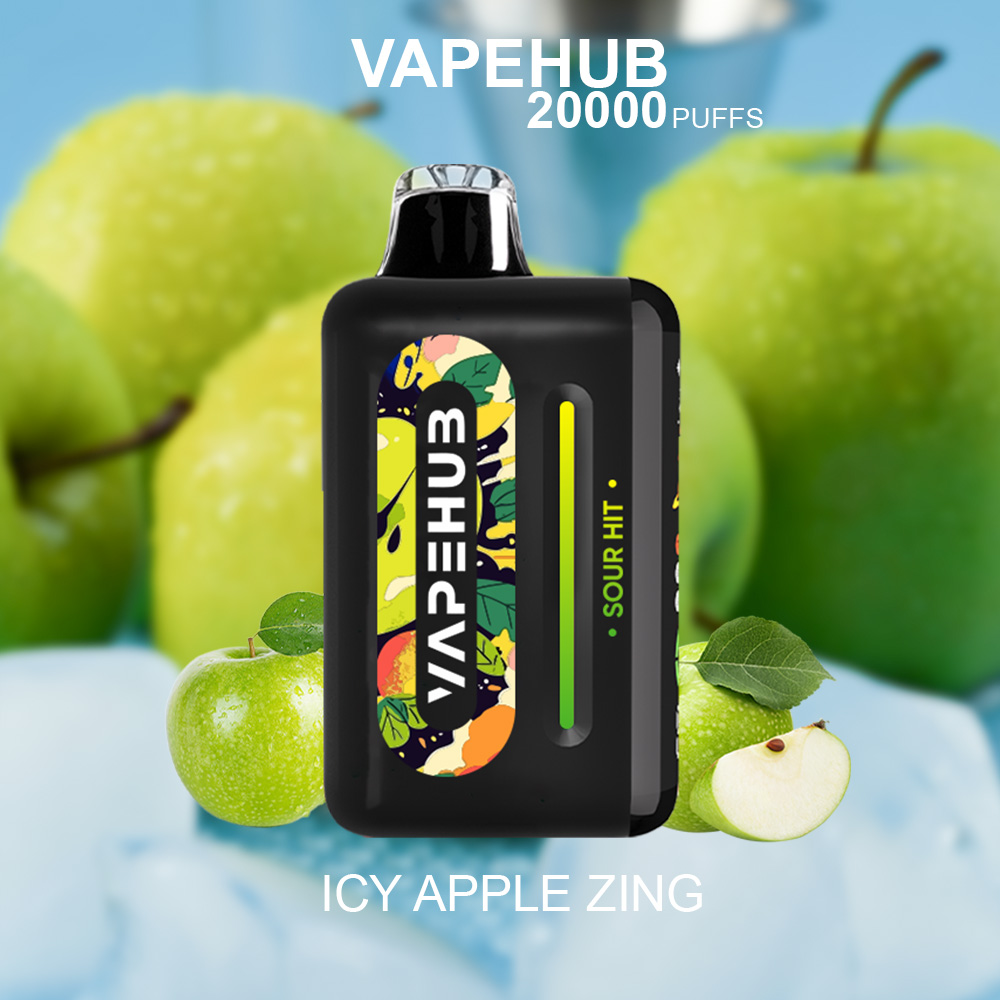 VAPEHUB ICY APPLE ZING - 20000 PUFFS — image 1
