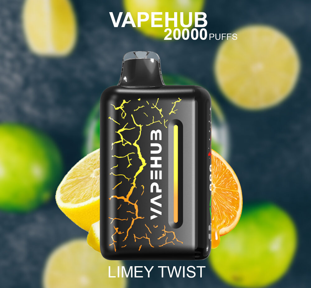 VAPEHUB LIMEY AUSSIE TWIST - 20000 PUFFS — image 1