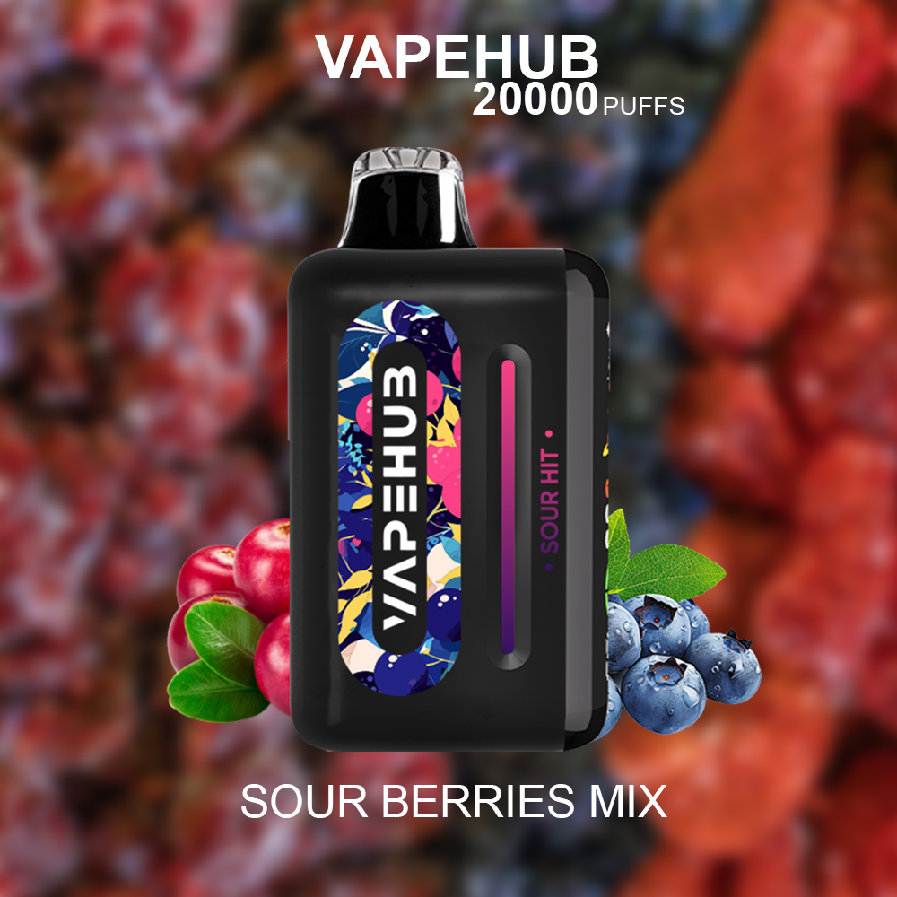 VAPEHUB SOUR BERRIES MIX - 20000 PUFFS — image 1