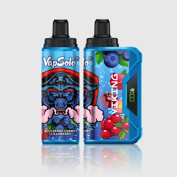 VapSolo VIKING 12000 Puffs Blueberry Cherry Cranberry | VAPE WAREHOUSE — image 1