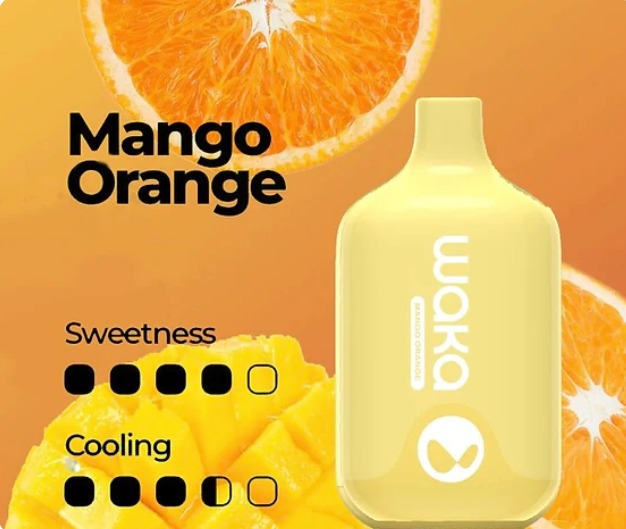 WAKA SMASH MANGO ORANGE - 6000 PUFFS — image 1