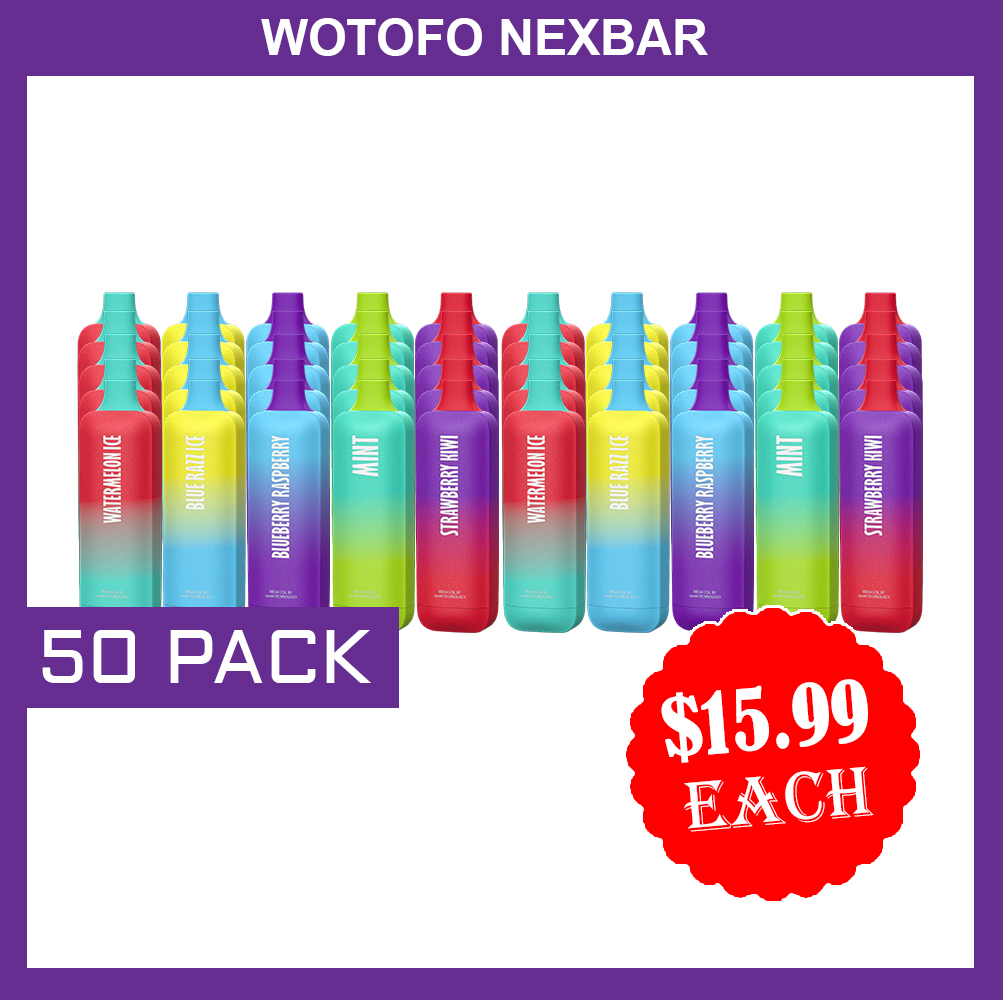 WOTOFO NEXBAR 7000 PUFFS - 50 PACK — image 1