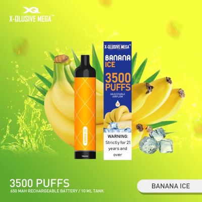 X-QLUSIVE MEGA BANANA ICE – 3500 PUFFS | IGET Australia — image 1