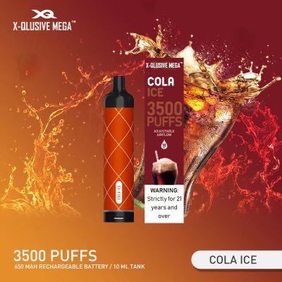 X-QLUSIVE MEGA COLA ICE – 3500 PUFFS — image 1
