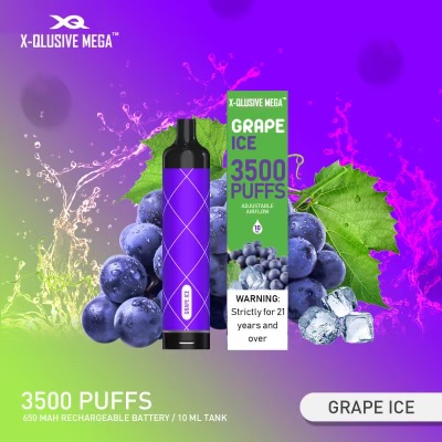 X-QLUSIVE MEGA GRAPE ICE – 3500 PUFFS — image 1