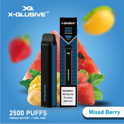 X-QLUSIVE MIXED BERRY – 2500 PUFFS — image 1