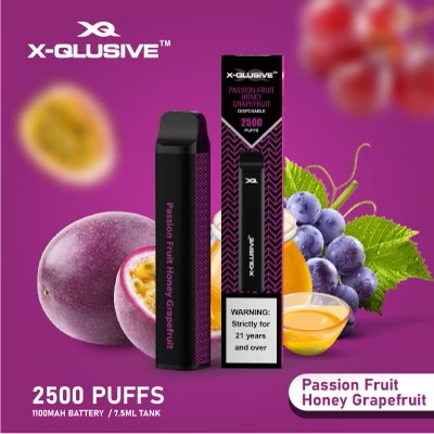 X-QLUSIVE PASSIONFRUIT HONEY GRAPEFRUIT – 2500 PUFFS — image 1