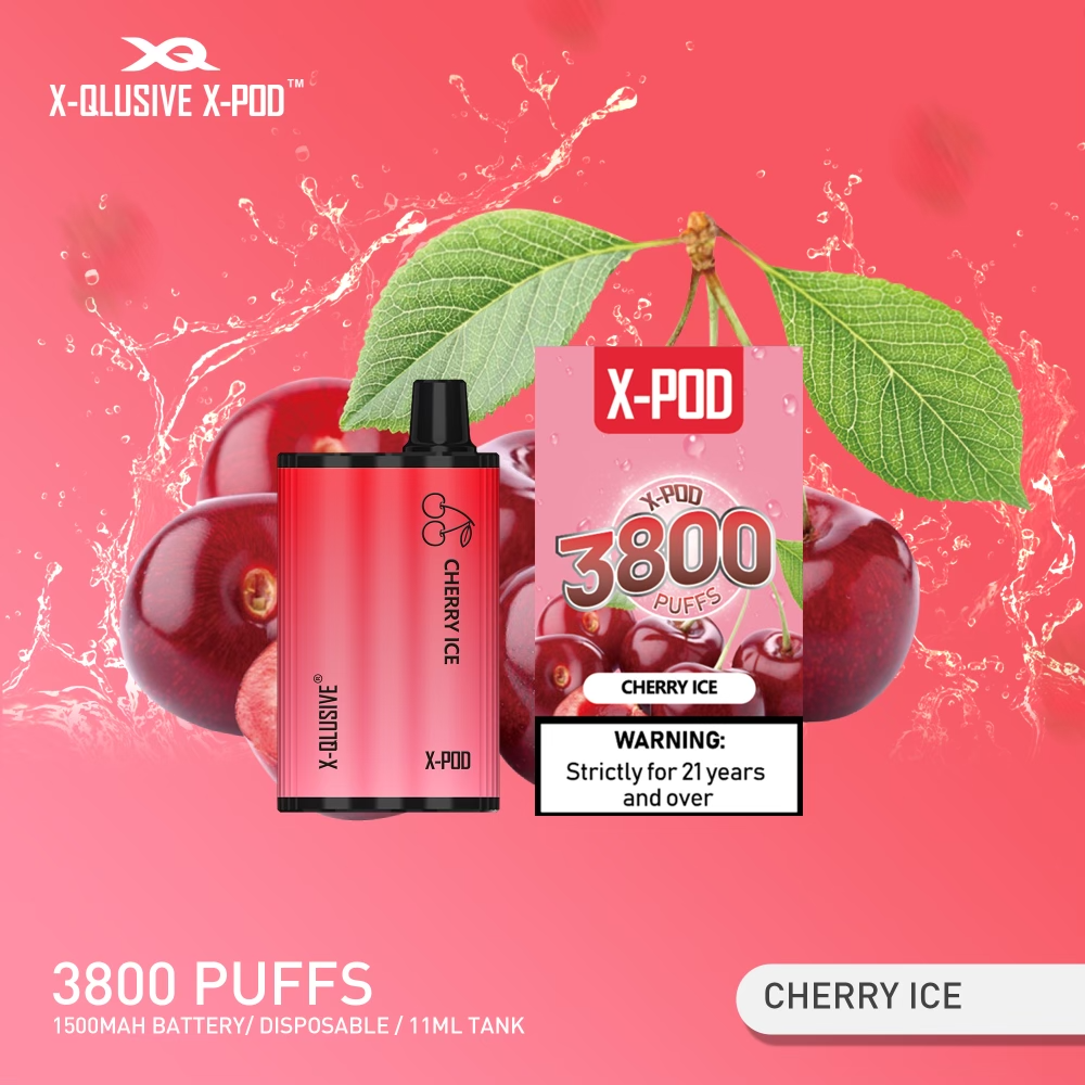X-QLUSIVE X-POD CHERRY ICE – 3800 PUFFS — image 1