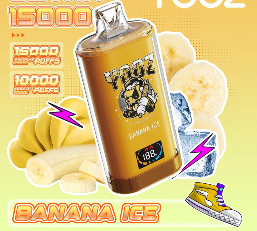 YOOZ ULTRA - BANANA ICE - 15000 PUFFS — image 1