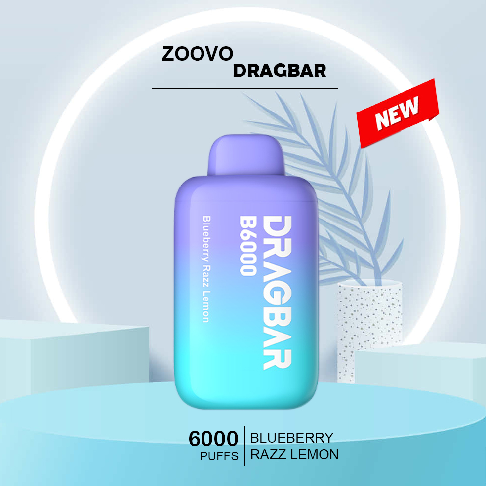 Zoovoo Dragbar Blueberry Razz Lemon 6000 Puffs — image 1