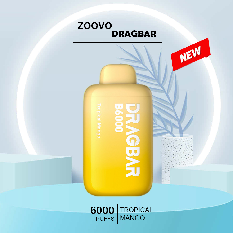 Zoovoo Dragbar Tropical Mango - 6000 Puffs — image 1