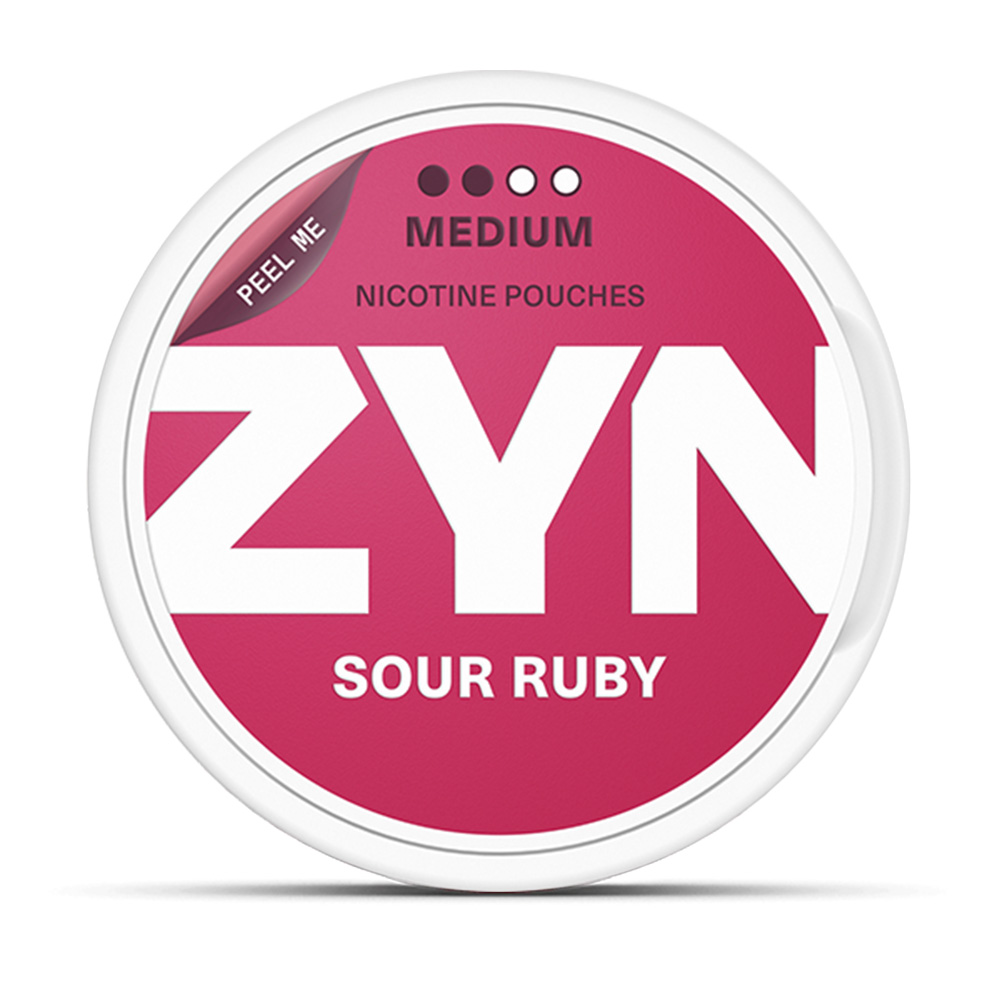ZYN Nicotine Pouches Slim 11mg Sour Ruby — image 1